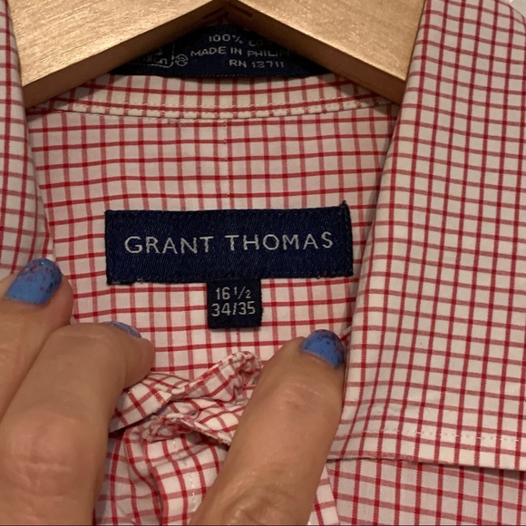 Bundle of 2 Men’s Button Down Collared Shirts Size Medium - Picture 6 of 10